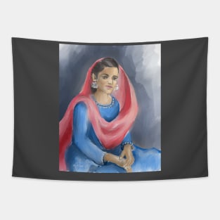 Punjabi Beauty 3 Tapestry