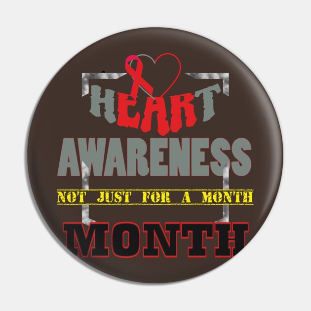 Heart disease awareness month Pin by TeeText