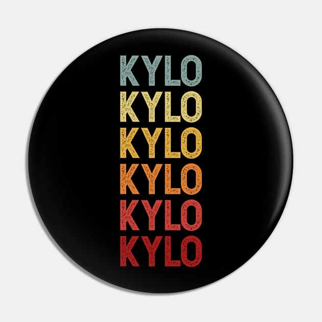 Kylo Name Vintage Retro Gift Named Kylo Pin by CoolDesignsDz