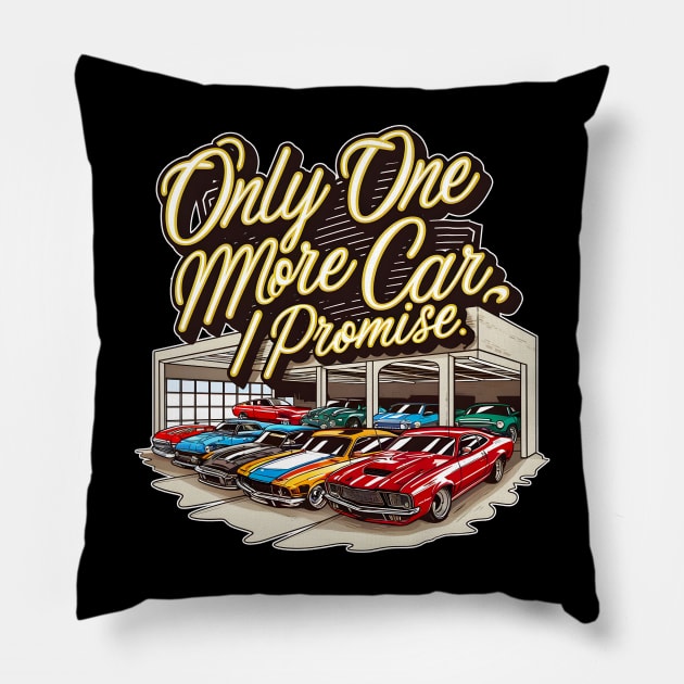 Only one more car, I promise! auto collection enthusiasts eight Pillow by Inkspire Apparel designs