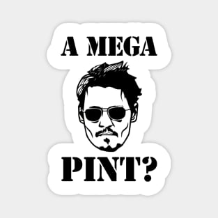 A Mega Pint Magnet