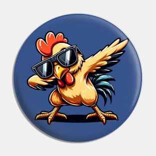 Cool Dabbing Chick Pin