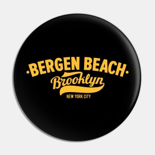 Bergen Beach Logo - Brooklyn, NY Apparel Pin