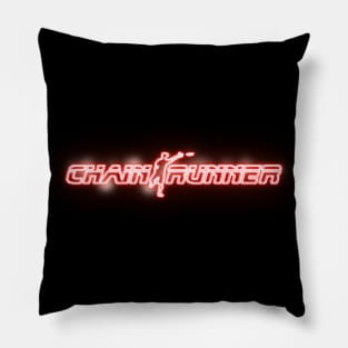 Neon Chain Runner Pillow