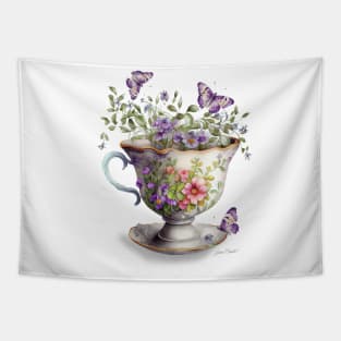Floral Teacup Collection F Tapestry