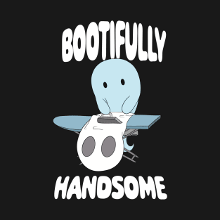 Bootifully Handsome Cute Ghost Halloween T-Shirt