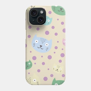 Cat seamless Phone Case