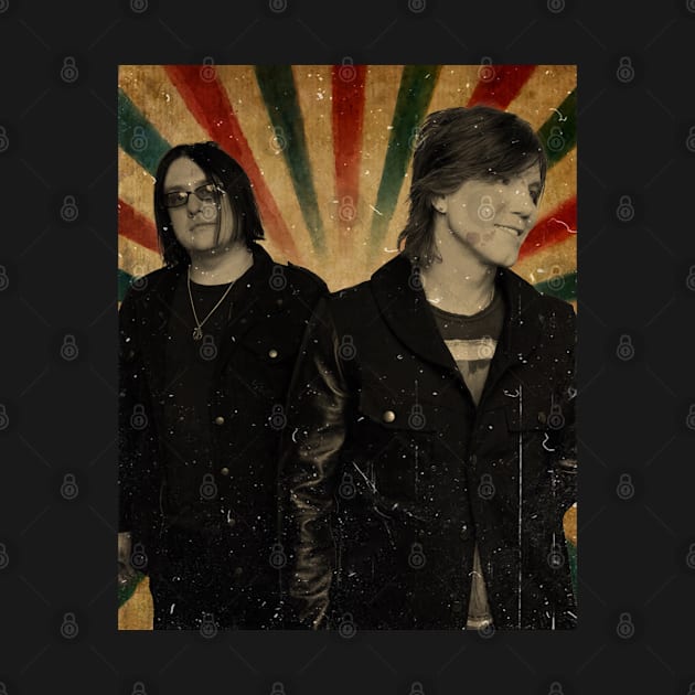 Goo Goo Dolls // Vintage Retro Look Fan Design by Janji Joni