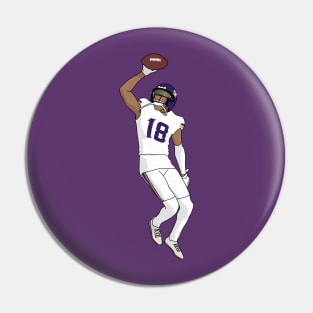 the number 18 catch Pin