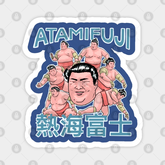 Japanese sumo wrestler Atamifuji Magnet by FilthyTBear 