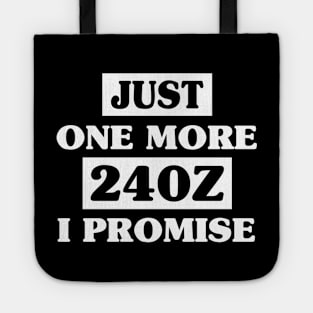 Just one more 240Z I promise; Funny Car Pun Tote