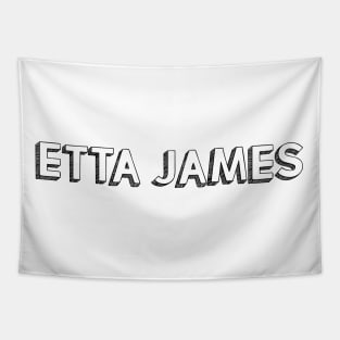 Etta James <//> Typography Design Tapestry