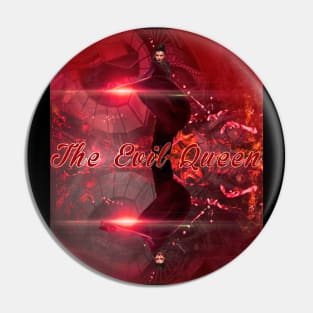 The evil Queen on fire Pin