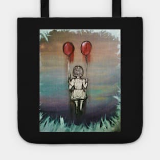 Balloon Girl (Floating Down) Tote