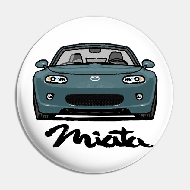 MX5 Miata NC1 Icy Blue Pin by Woreth