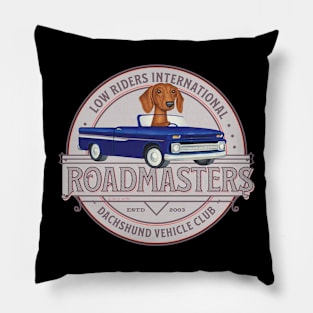 Dachshund Roadmasters Pillow