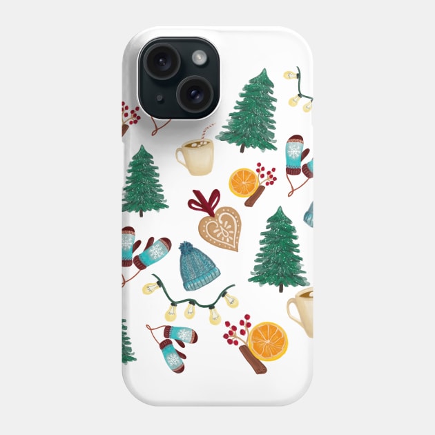 Winter wonderland Phone Case by Claudia-Brueggen