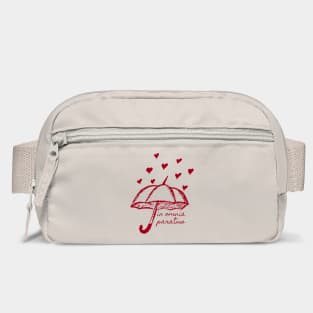 In Omnia Paratus Umbrella with hearts Bag