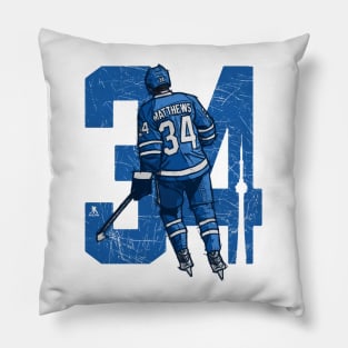 Auston Matthews Toronto Alpha Pillow