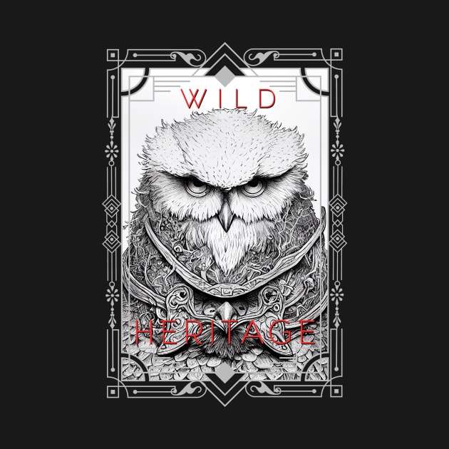 Owl Bird Wild Nature Illustration Line Epic Illustration Line Art by Cubebox