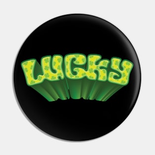 Lucky Irish - St Patricks Day Pin