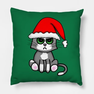 Bah Humbug Cat (Large Print) Pillow