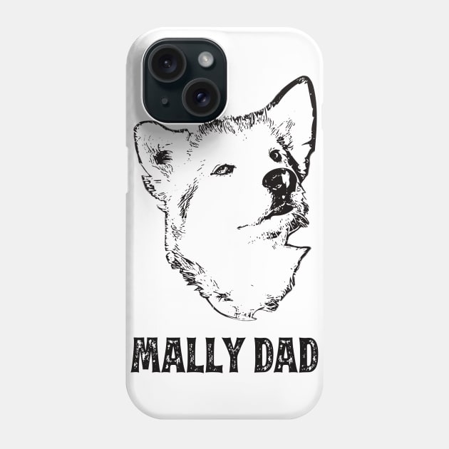 Mally Dad Alaskan Malamute Phone Case by DoggyStyles