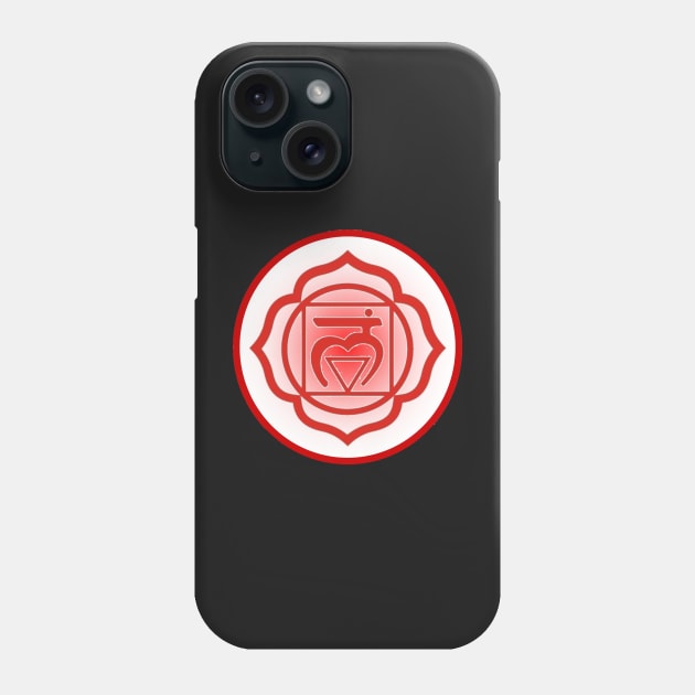 Grounded and balanced Root Chakra- Black Phone Case by EarthSoul