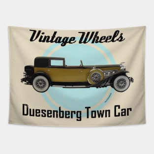 Vintage Wheels - Duesenberg Town Car Tapestry