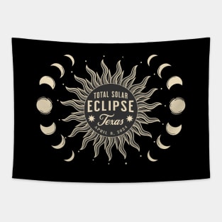 Total Solar Eclipse USA April 2024 Texas Tapestry