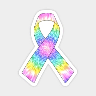 Tie Dye Ribbon Magnet