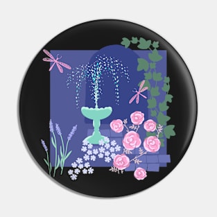 Night garden Pin