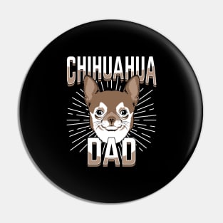 Chihuahua Dad Gift Pin