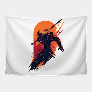 Monster Hunter - Orange Backdrop - Witcher Tapestry