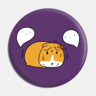 Ghosts and Scared Guinea Pig Pin