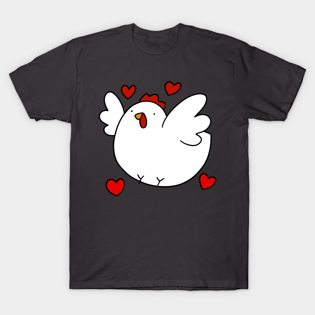 Discover Love Chicken - Chicken - T-Shirt