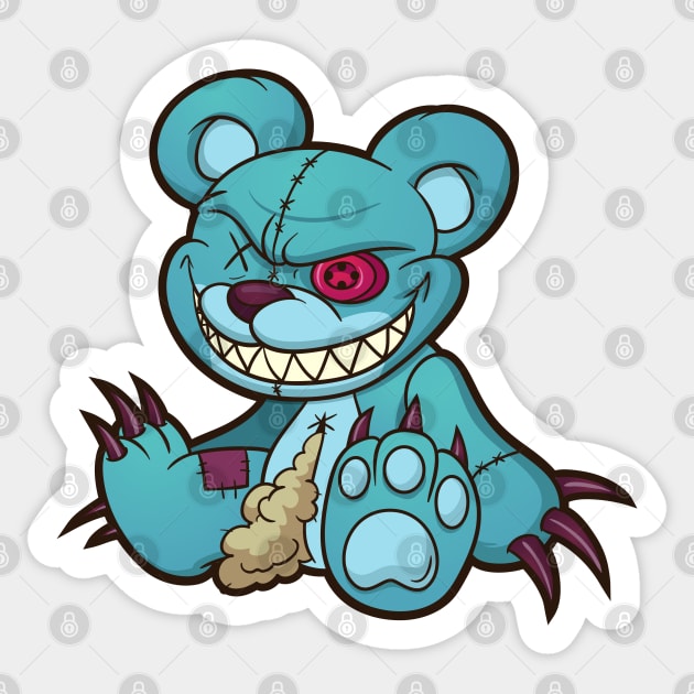 Evil Teddy Bear by memoangeles