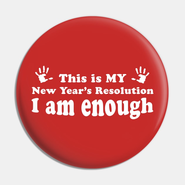 New Year's Resolution Pin by scoffin