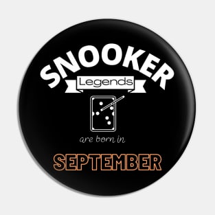 Snooker legends t-shirt special gift for her or him Pin