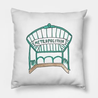 Paris Icons: Metropolitain Pillow