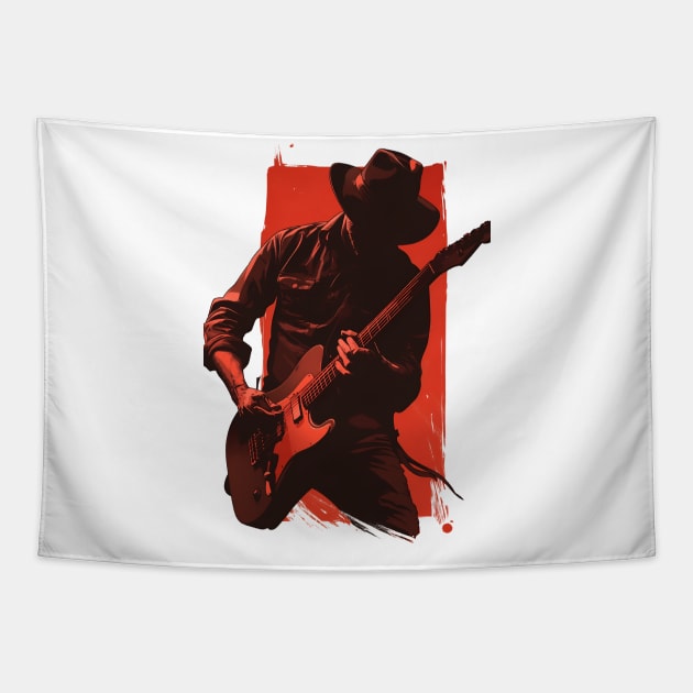 Indy Rock - Guitar Hero - Adventure Tapestry by Fenay-Designs