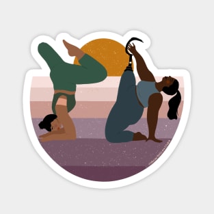 Yoga Sunset Magnet