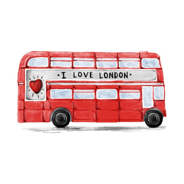London Bus by superdupertees