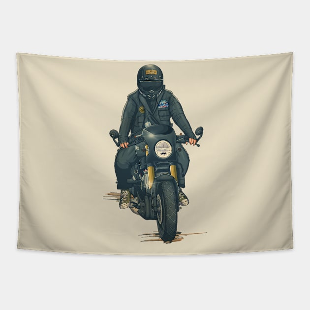 BIKERS BROTHERHOOD Tapestry by LadyBikers