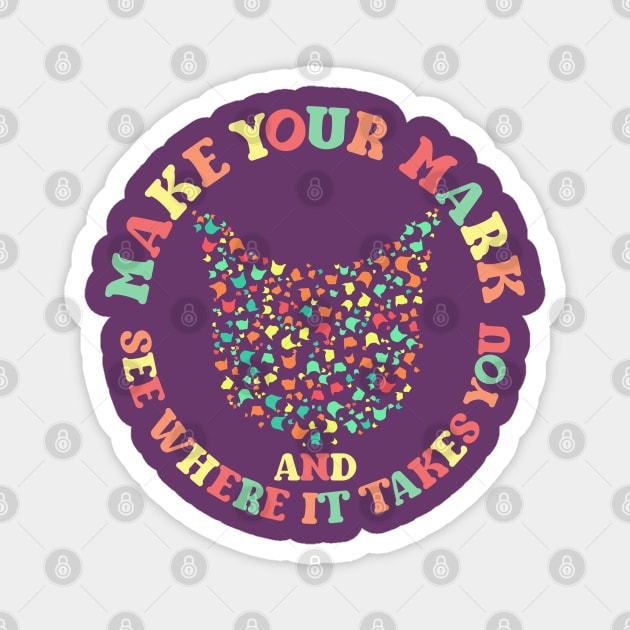 Dot Day Cat Lover Magnet by alcoshirts