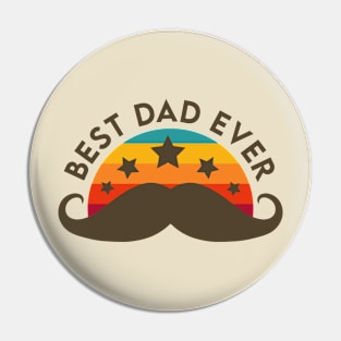 Vintage-Inspired Best Dad Ever Pin