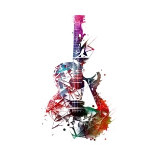 Guitar music art #guitar #music T-Shirt