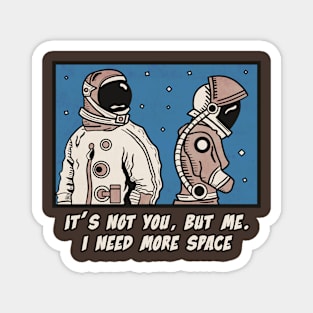 Space Break Up Magnet