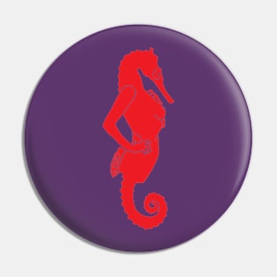 Seahorse (no outline) Pin