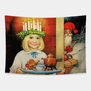 “Christmas Tea” by Jenny Nystrom Tapestry